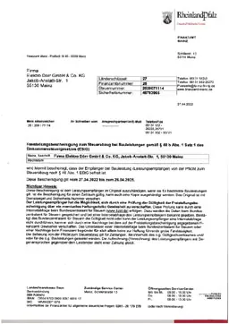 Download PDF-Datei: Freistellungsbescheinigung